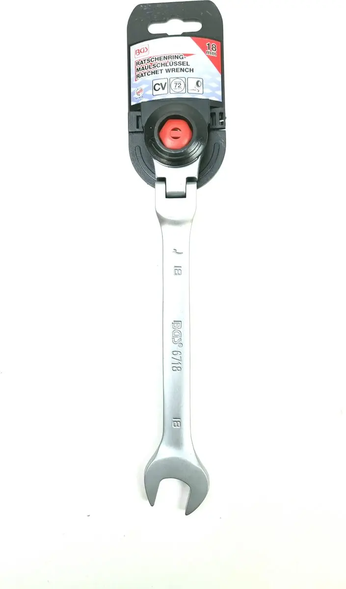 BGS ratelsleutel buigbaar SW 18 mm