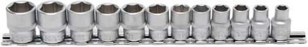 BGS Doppenset zeskant 3/8 8-19mm 12-delig