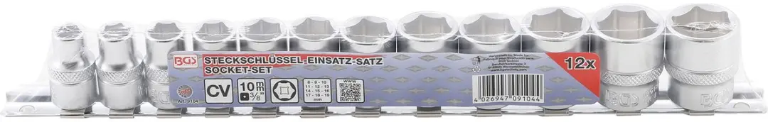 BGS Doppenset zeskant 3/8 8-19mm 12-delig - afbeelding 6 van 6