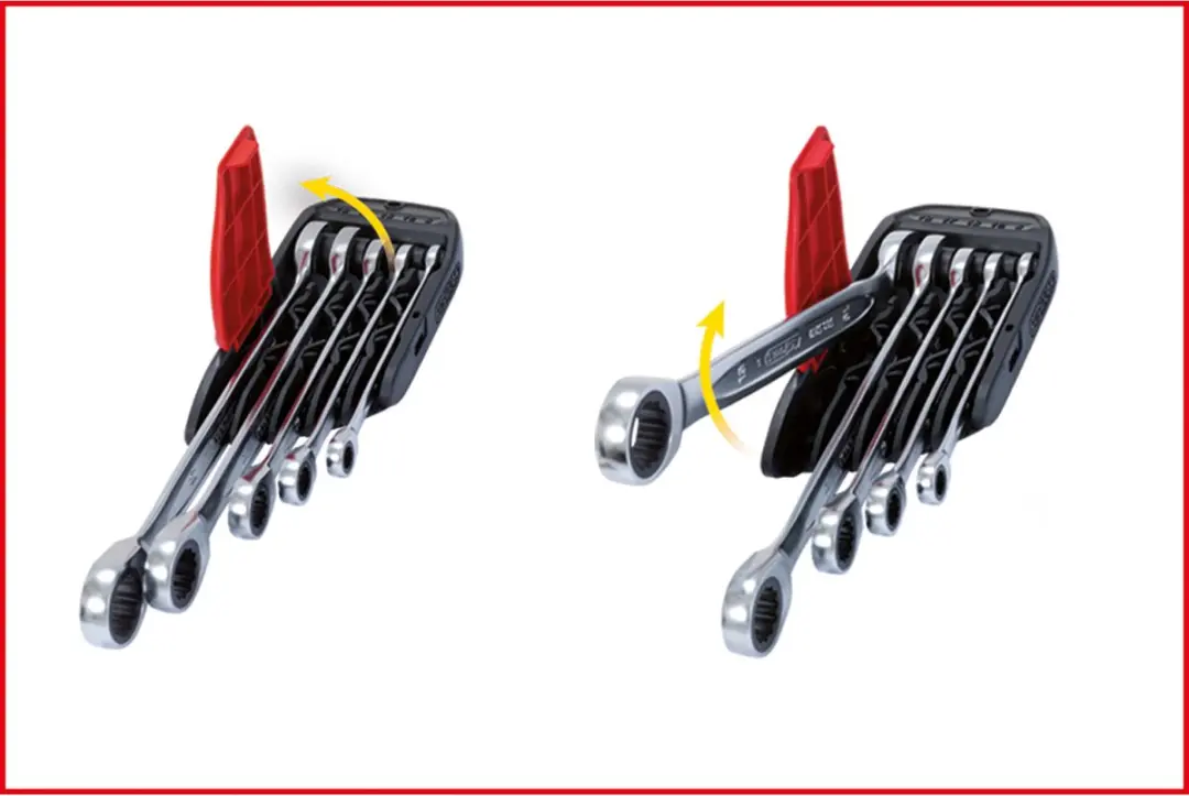 KS Tools 503.4605 Ring-steeksleutelset 5-delig - afbeelding 4 van 6