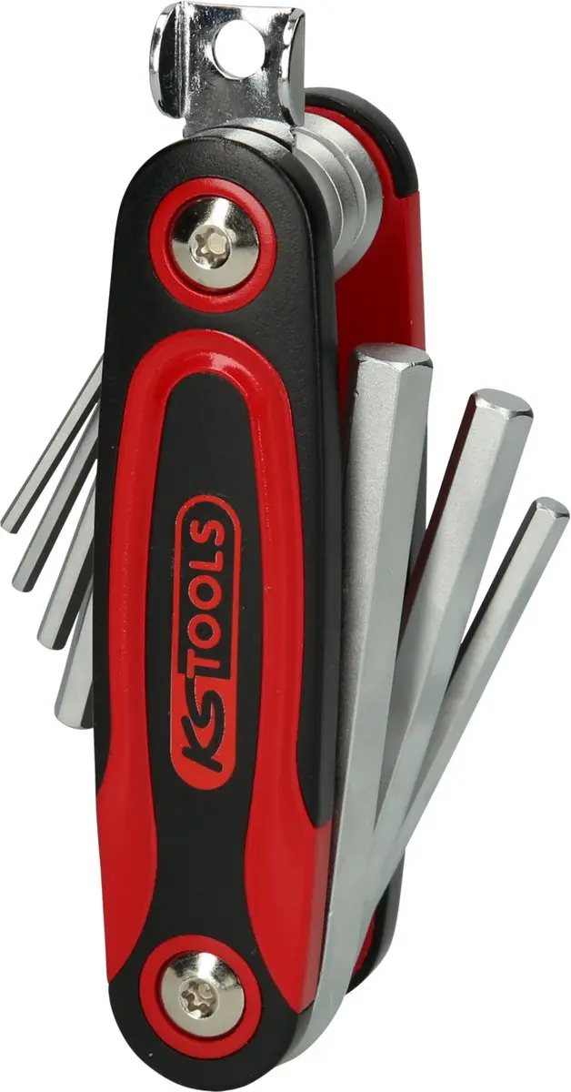 KS Tools CHROME+ Inbussleutelset 158.3540 - 8-delig - Chroom - afbeelding 3 van 5