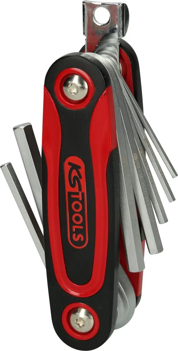 KS Tools CHROME+ Inbussleutelset 158.3540 - 8-delig - Chroom - afbeelding 5 van 5