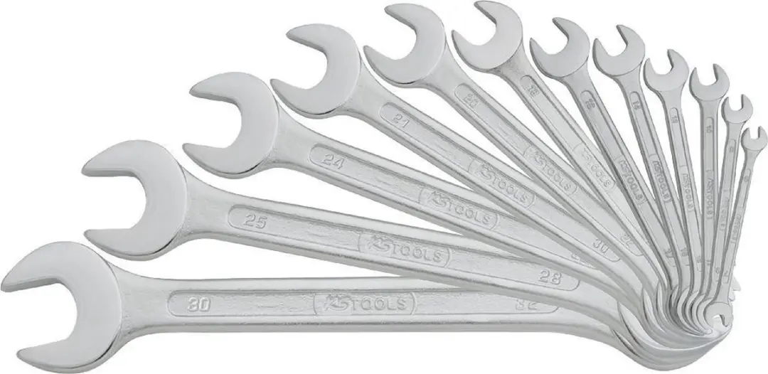 KS Tools 517.0123 Dubbele Steeksleutelset 11-delig
