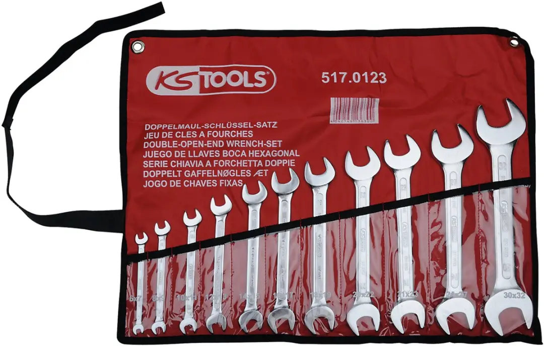 KS Tools 517.0123 Dubbele Steeksleutelset 11-delig - afbeelding 5 van 5