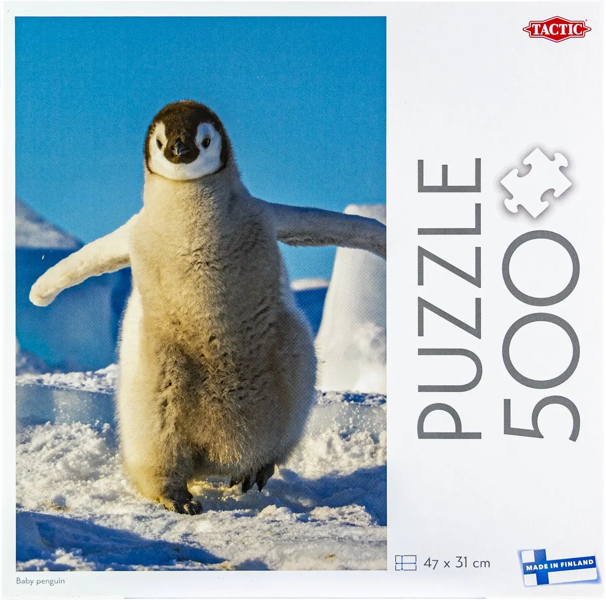 Tactic Baby Penguin Puzzel 500 Stuks - Baby Pinguïn in IJslandschap