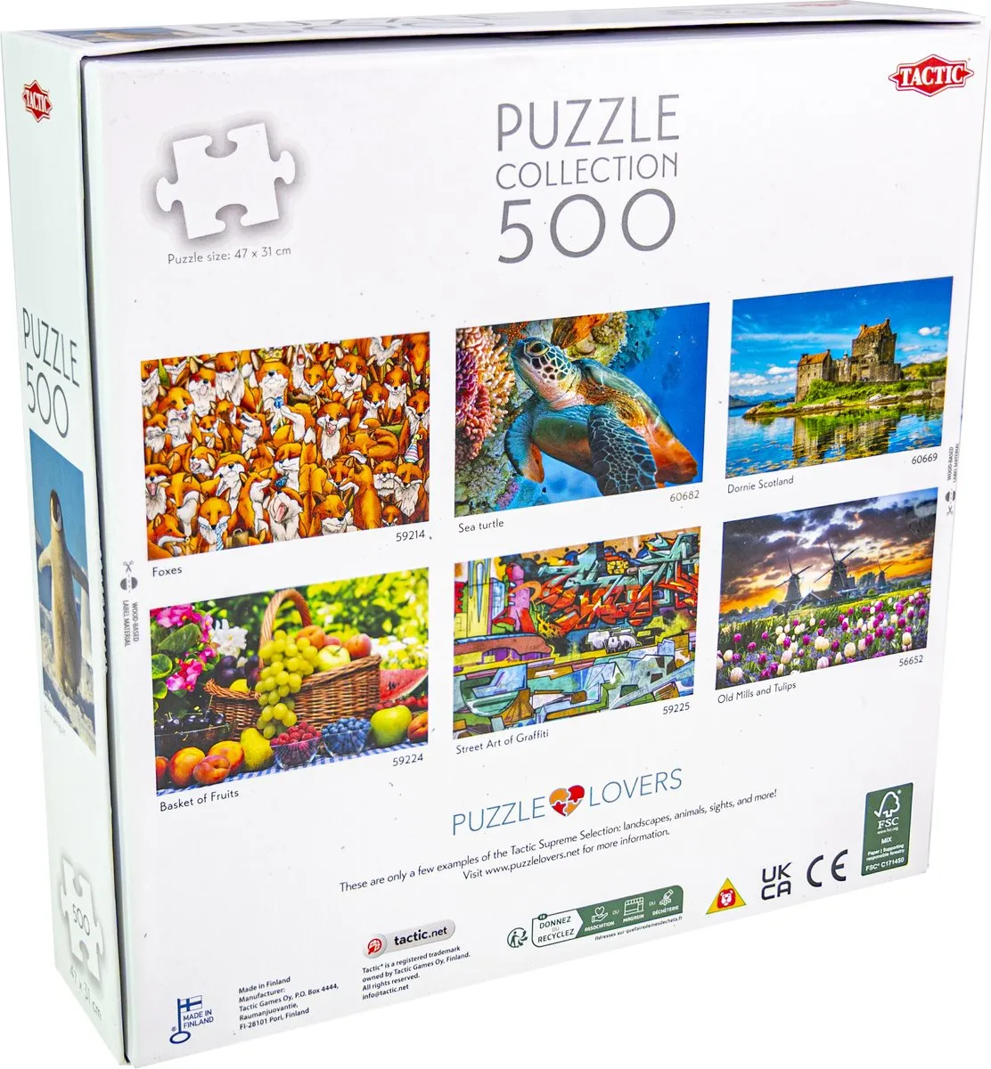 Tactic Baby Penguin Puzzel 500 Stuks - Baby Pinguïn in IJslandschap