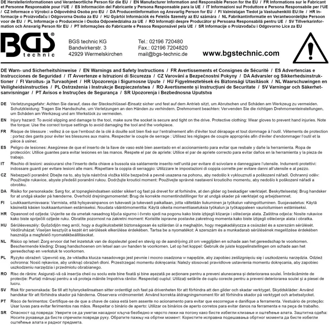 BGS technic Gear Lock Dopsleuteldop 1/4 - 7mm - afbeelding 3 van 6