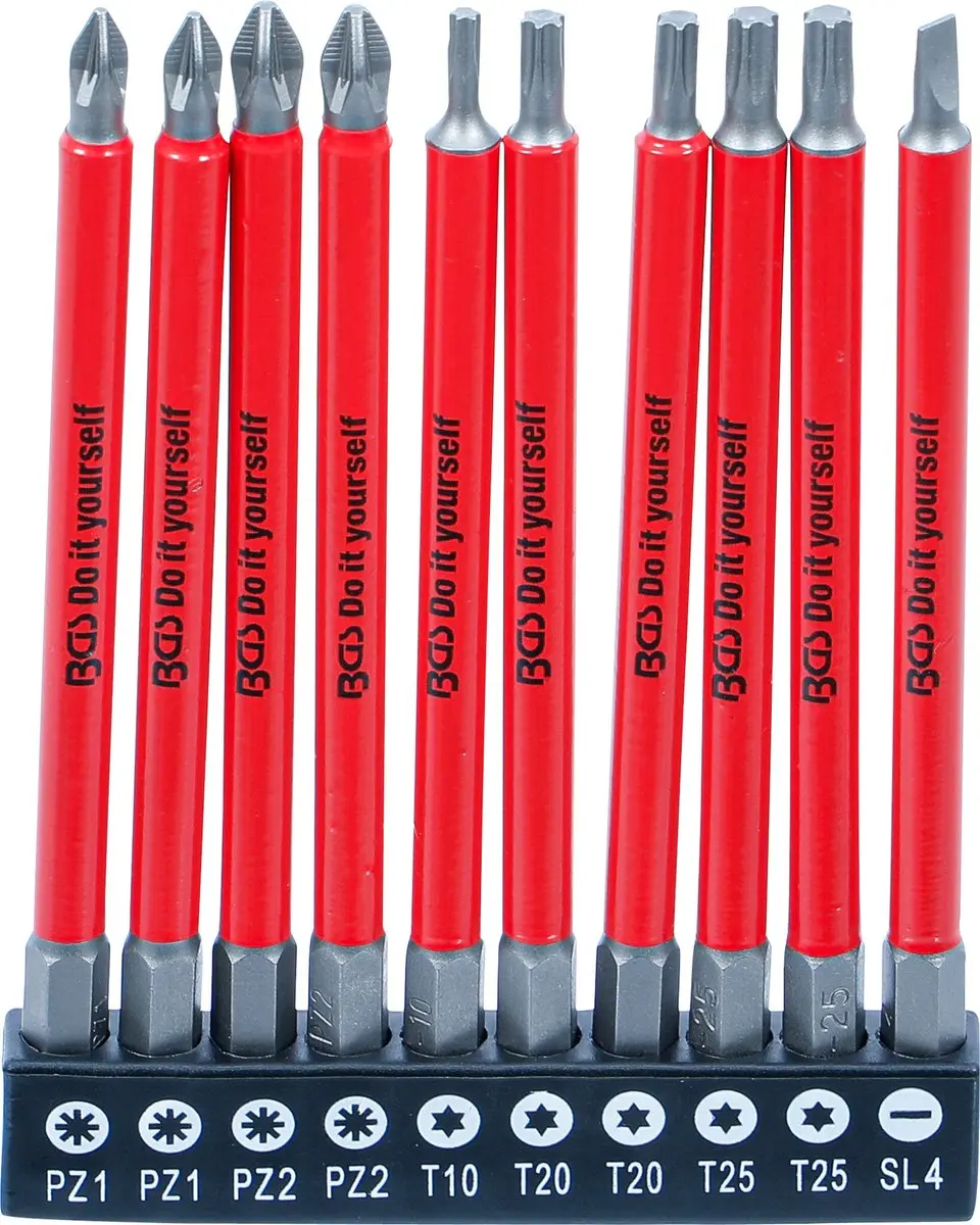 BGS technic Antislip-bitset - 110 mm - 10 delig - afbeelding 3 van 5
