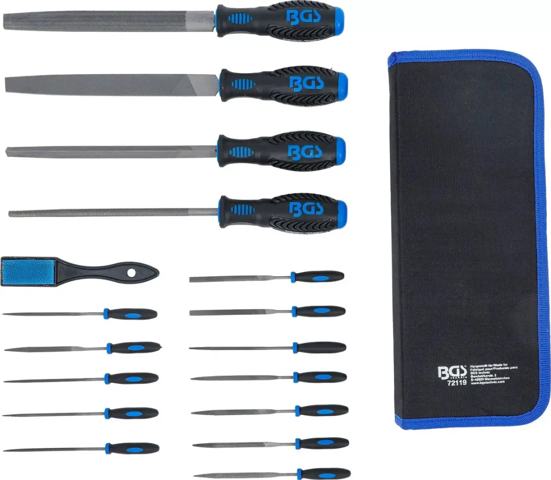 BGS technic 72119 Werkplaatsvijlenset - 17-delig - afbeelding 4 van 6