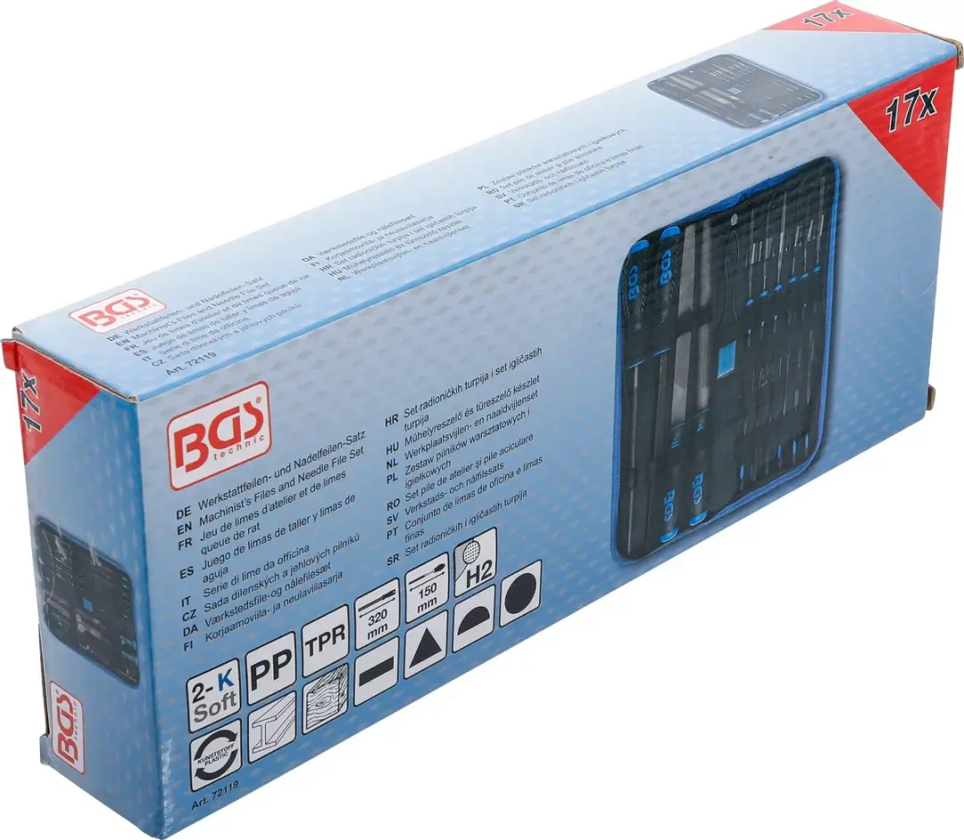 BGS technic 72119 Werkplaatsvijlenset - 17-delig - afbeelding 6 van 6