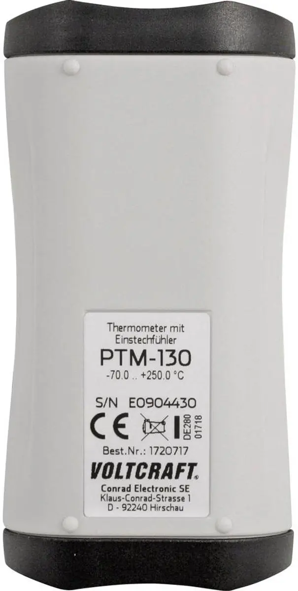 Voltcraft PTM-130 Temperatuurmeter - Pt1000 - IP65 - afbeelding 2 van 5
