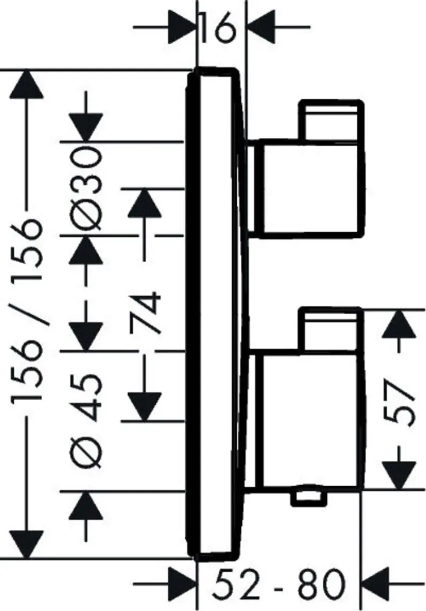 Hansgrohe Ecostat Square