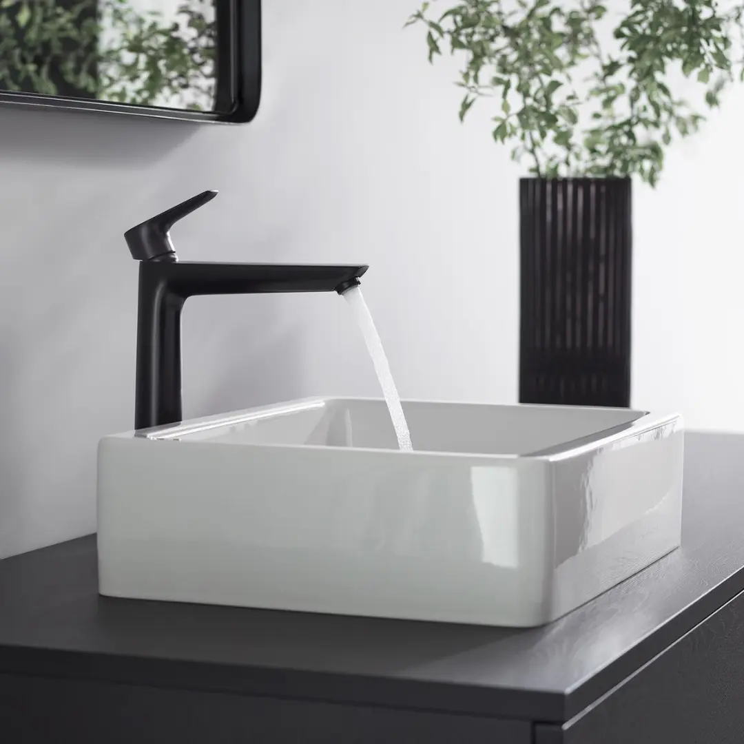 Hansgrohe Talis E 240 Wastafelmengkraan - Mat Zwart - afbeelding 6 van 6