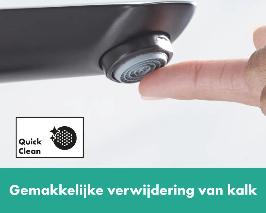 Hansgrohe Talis E 240 Wastafelmengkraan - Mat Zwart - afbeelding 5 van 6