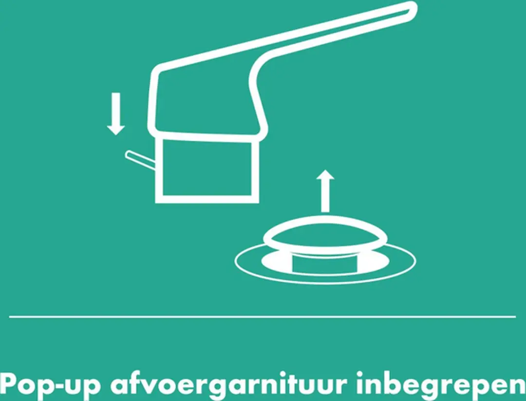Hansgrohe Vernis Blend Wastafelmengkraan - Chroom - afbeelding 4 van 6