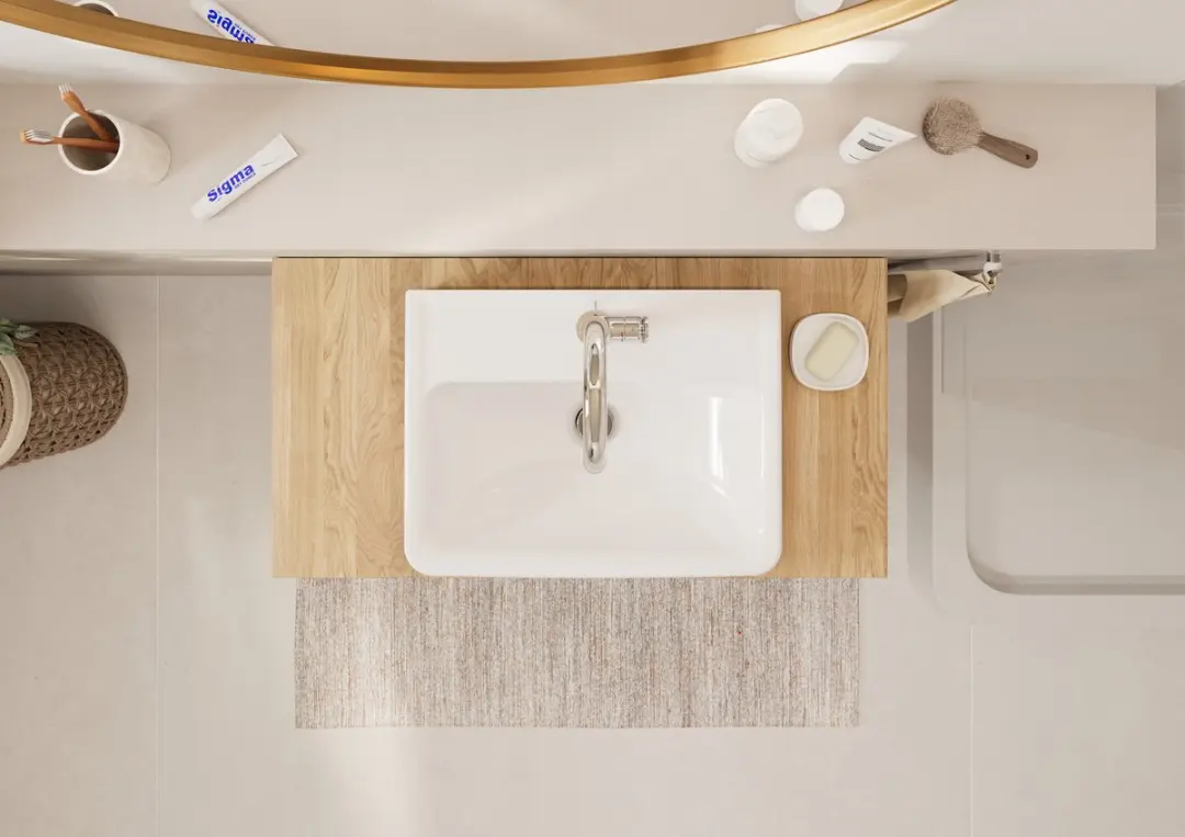 Hansgrohe Vernis Blend Wastafelmengkraan - Chroom - afbeelding 6 van 6