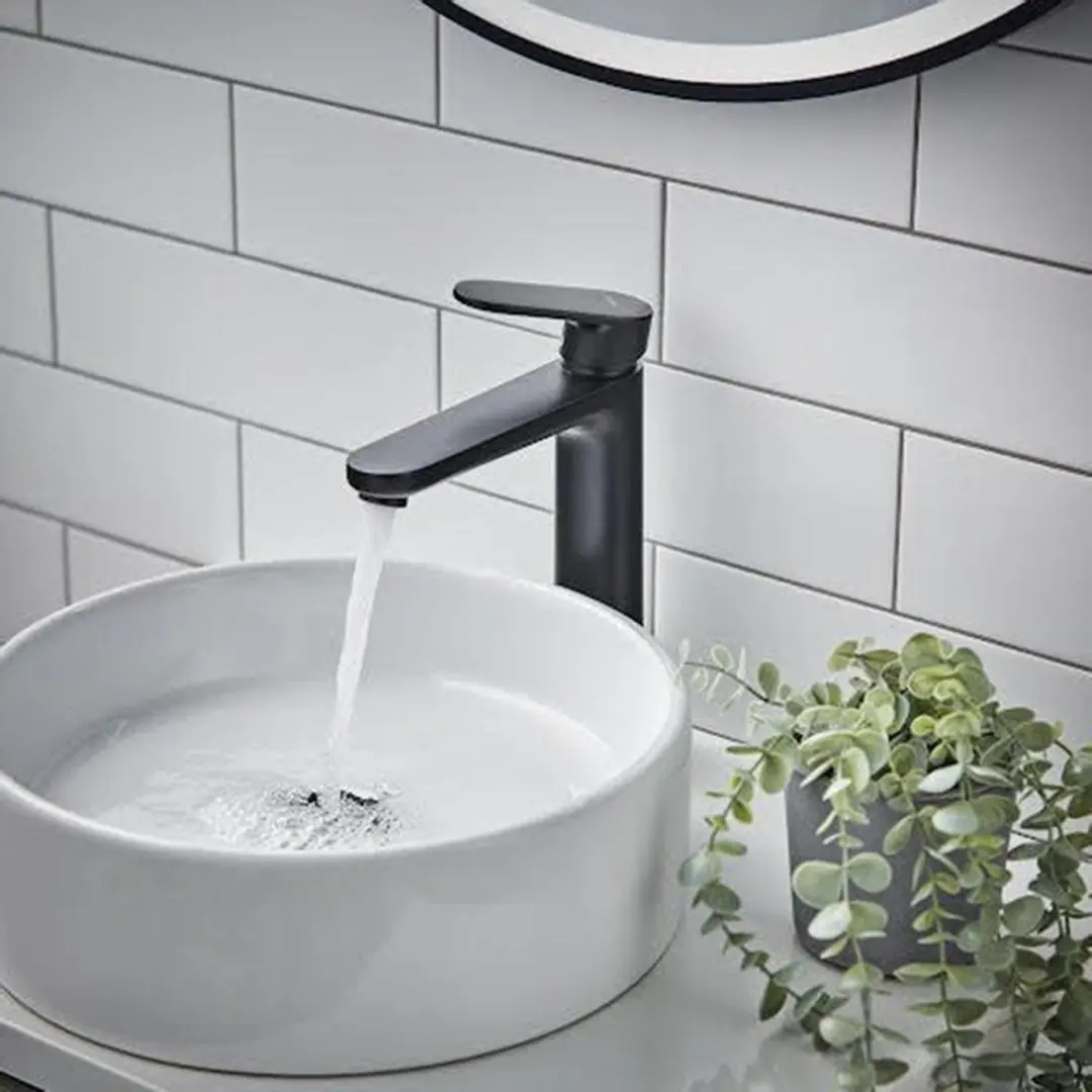 Hansgrohe Vernis Blend Wastafelmengkraan - Mat Zwart - afbeelding 4 van 6