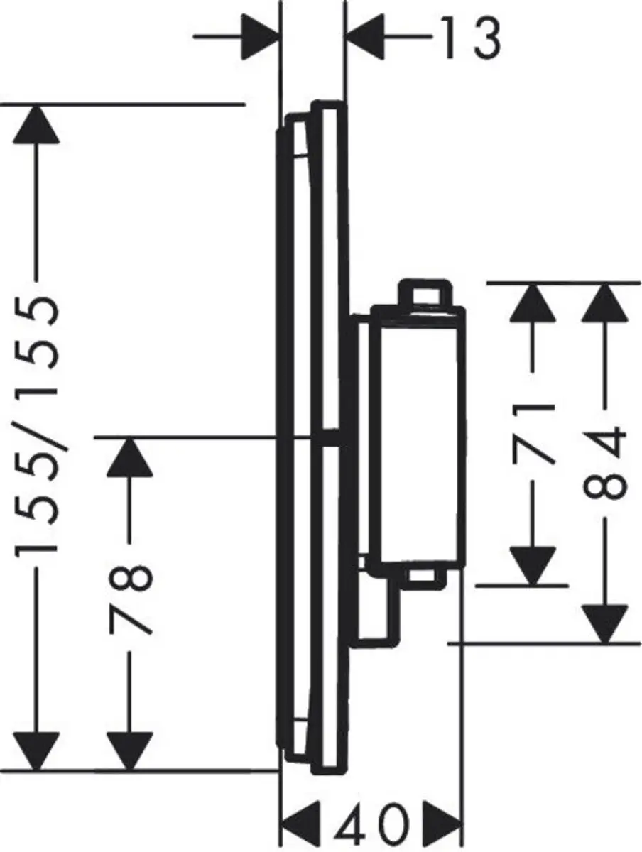 Hansgrohe ShowerSelect Comfort