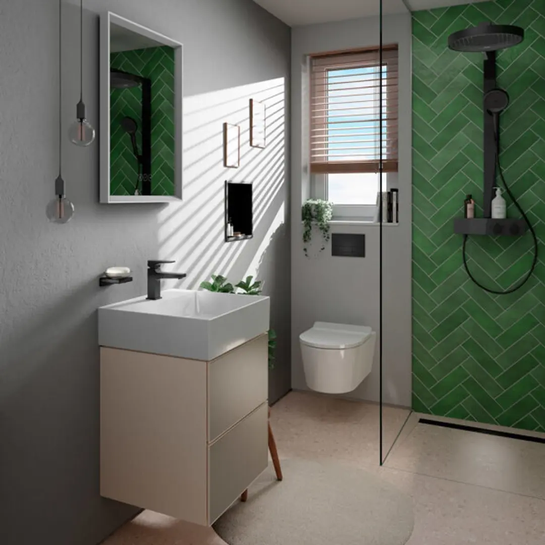 Hansgrohe EluPura S 540 Closet - Wand - Rimless - Wit - afbeelding 5 van 6