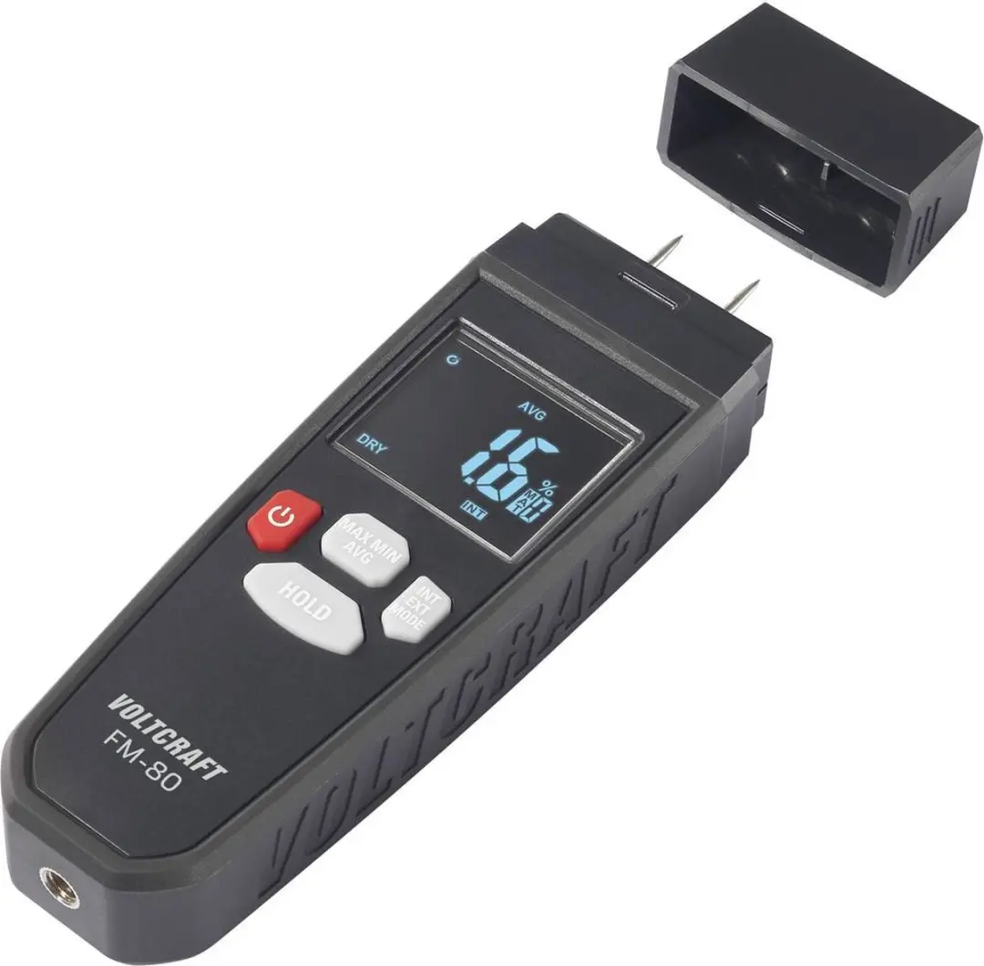 Voltcraft FM-80 Materiaalvochtmeter - Hout 6-44% - afbeelding 2 van 4