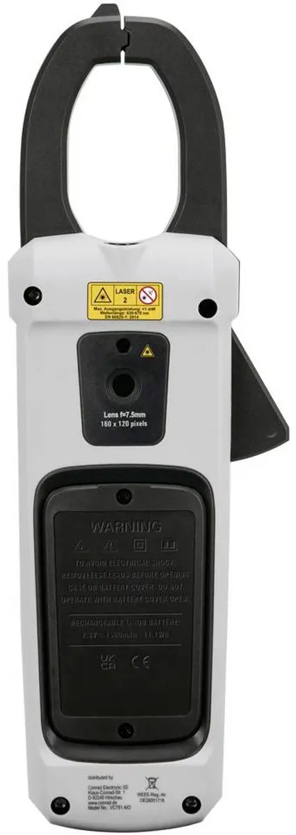 Voltcraft VC791 All-In-One Stroomtang - VC-15078320 - afbeelding 3 van 4
