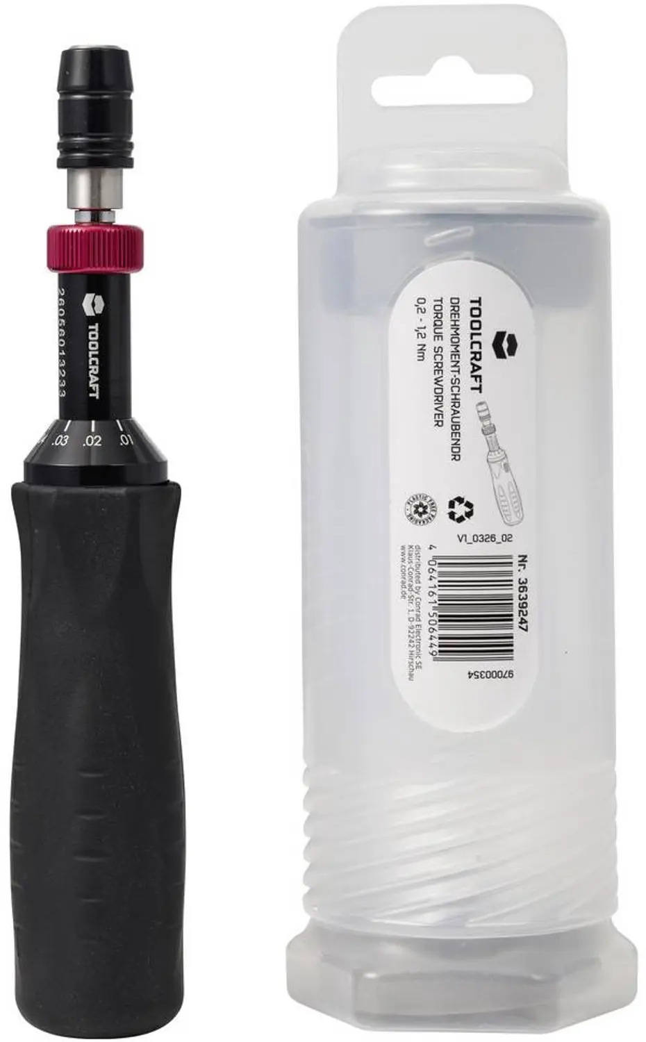 TOOLCRAFT Momentschroevendraaier 0,2-1,2 Nm DIN 6789 - afbeelding 2 van 4