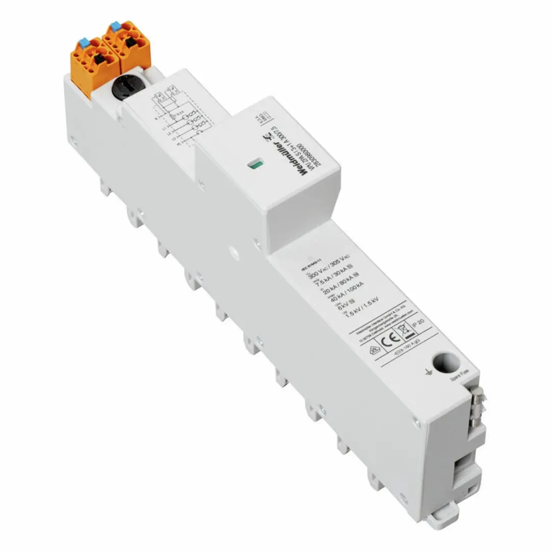 Weidmüller VPU ZPA S I 3+1 RA 300/7,5 Overspanningsafleider