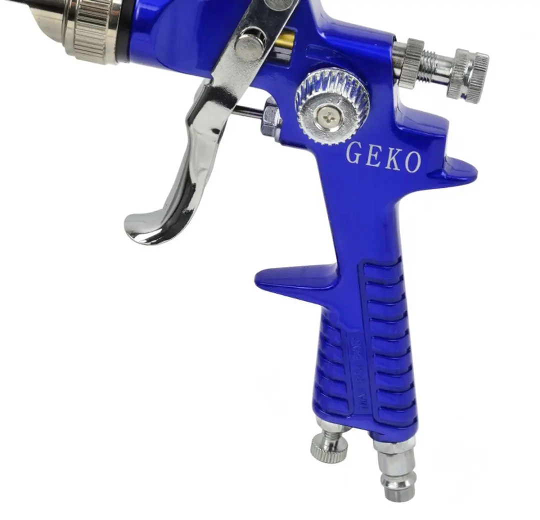 GEKO Verfspuitpistool HVLP - 1L - 4-5 Bar - afbeelding 4 van 6