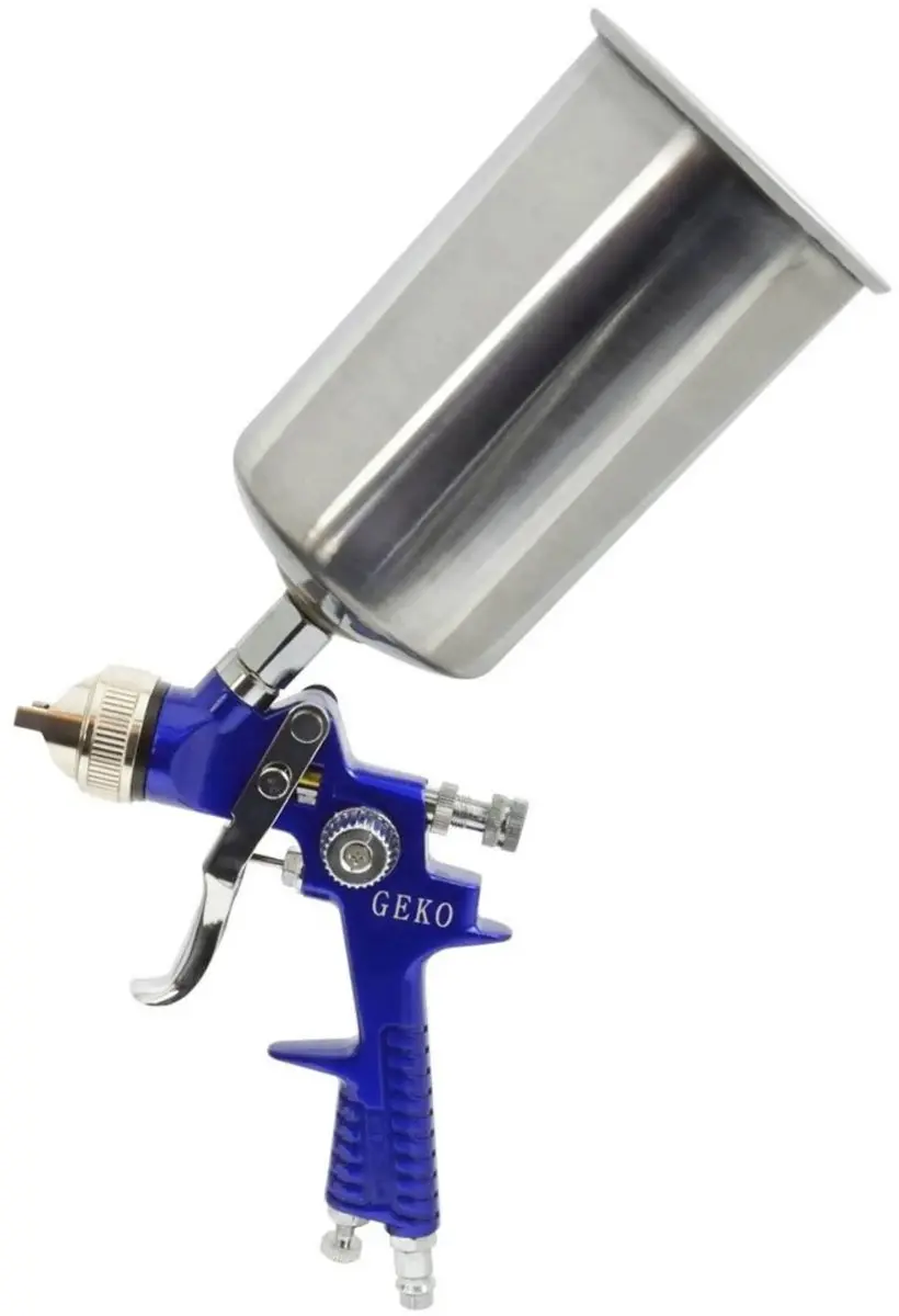 GEKO Verfspuitpistool HVLP - 1L - 4-5 Bar - afbeelding 2 van 6
