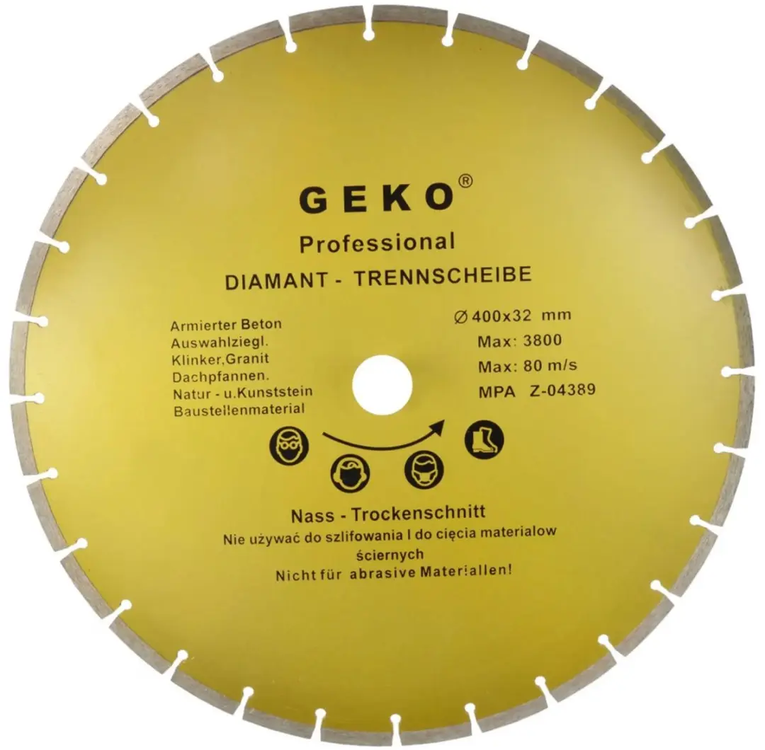 GEKO Diamantschijf 400mm