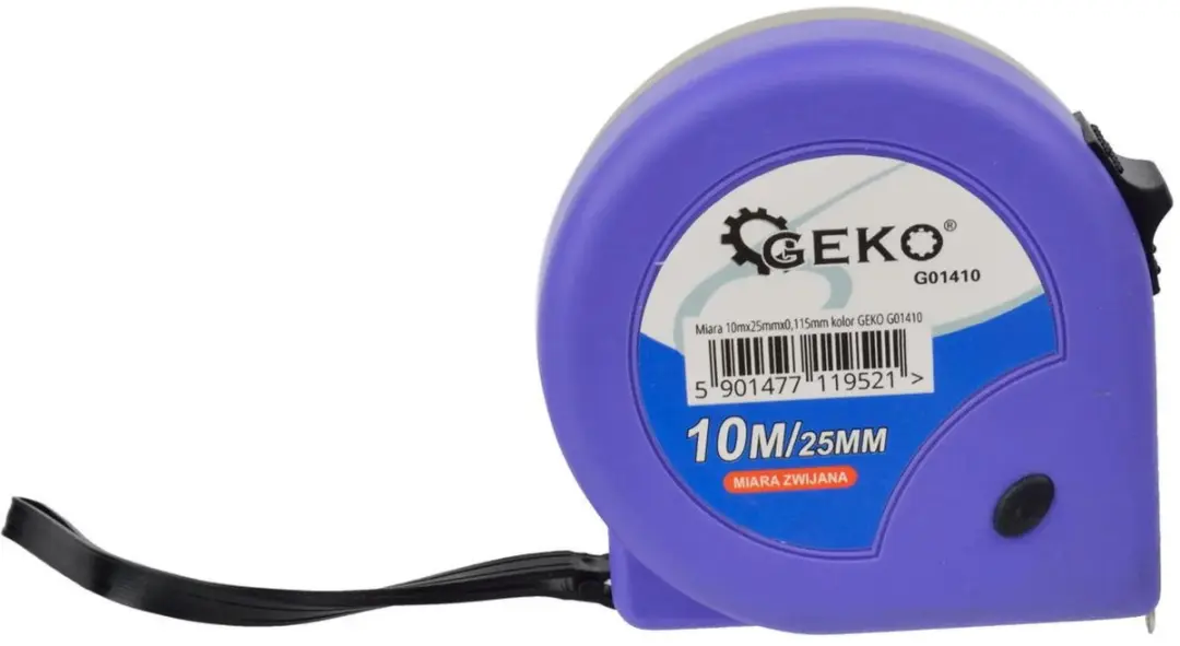 GEKO Meetlint 10m - Staal - Vergrendelbaar - afbeelding 5 van 5
