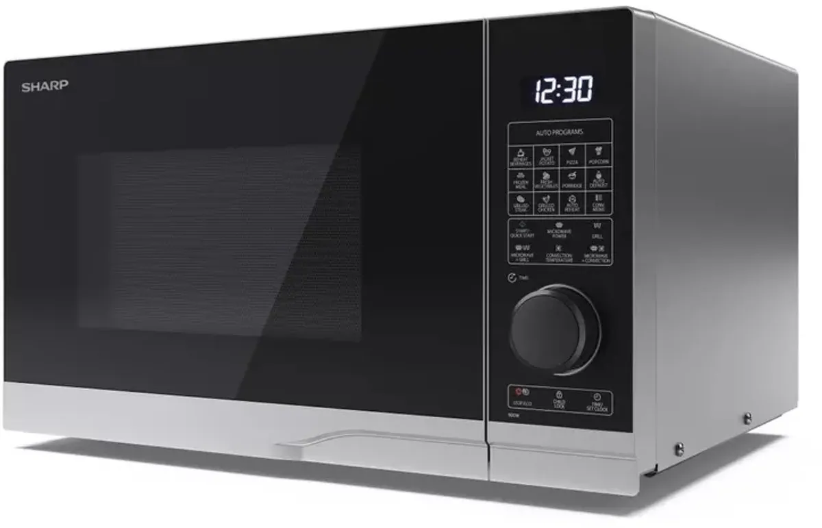 Sharp YCPC284AES Combi Magnetron 28L - 900W - Zilver