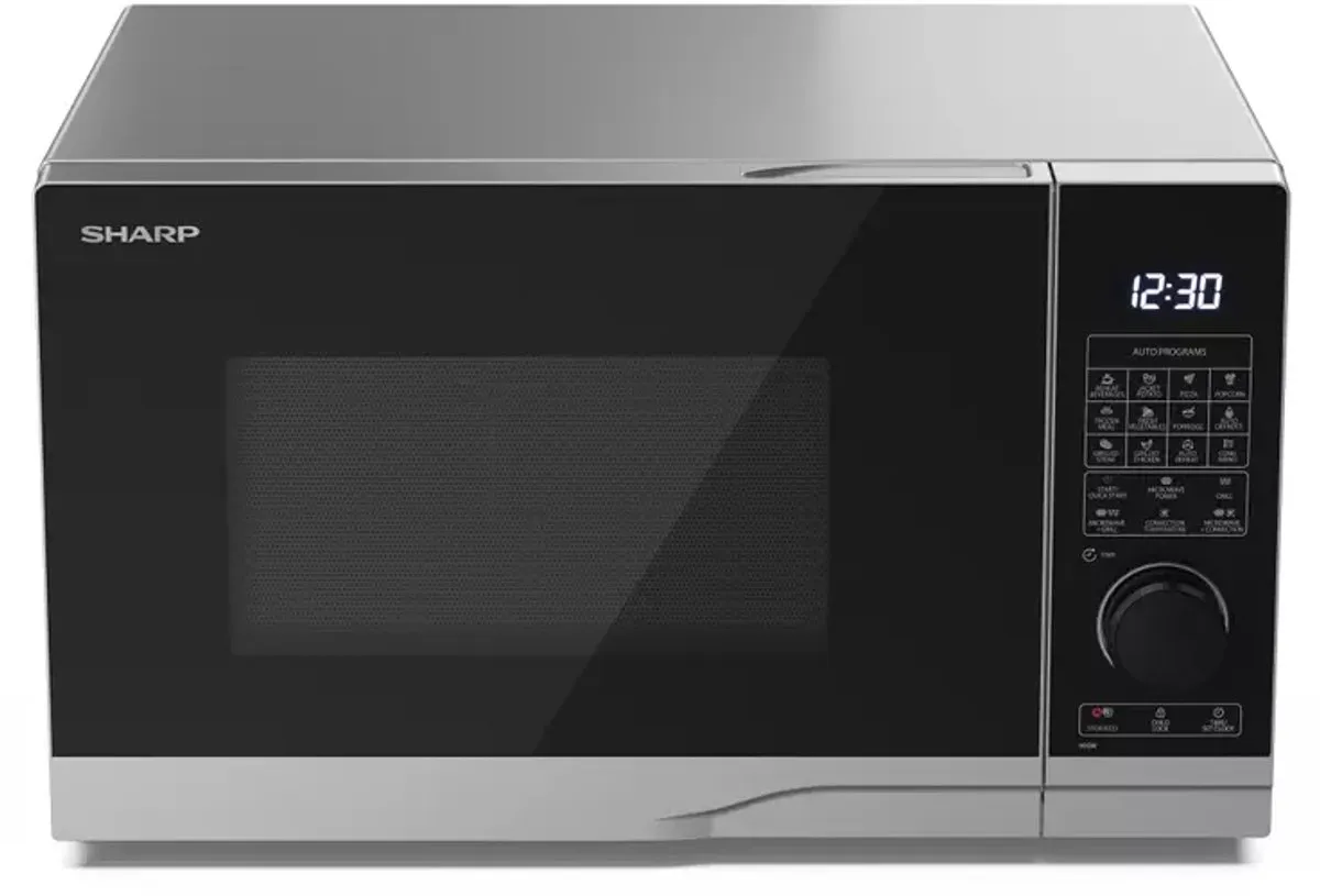Sharp YCPC284AES Combi Magnetron 28L - 900W - Zilver - afbeelding 6 van 6