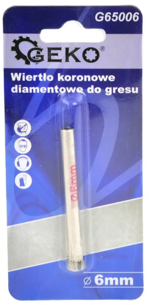 GEKO Diamantboor voor tegels 6mm