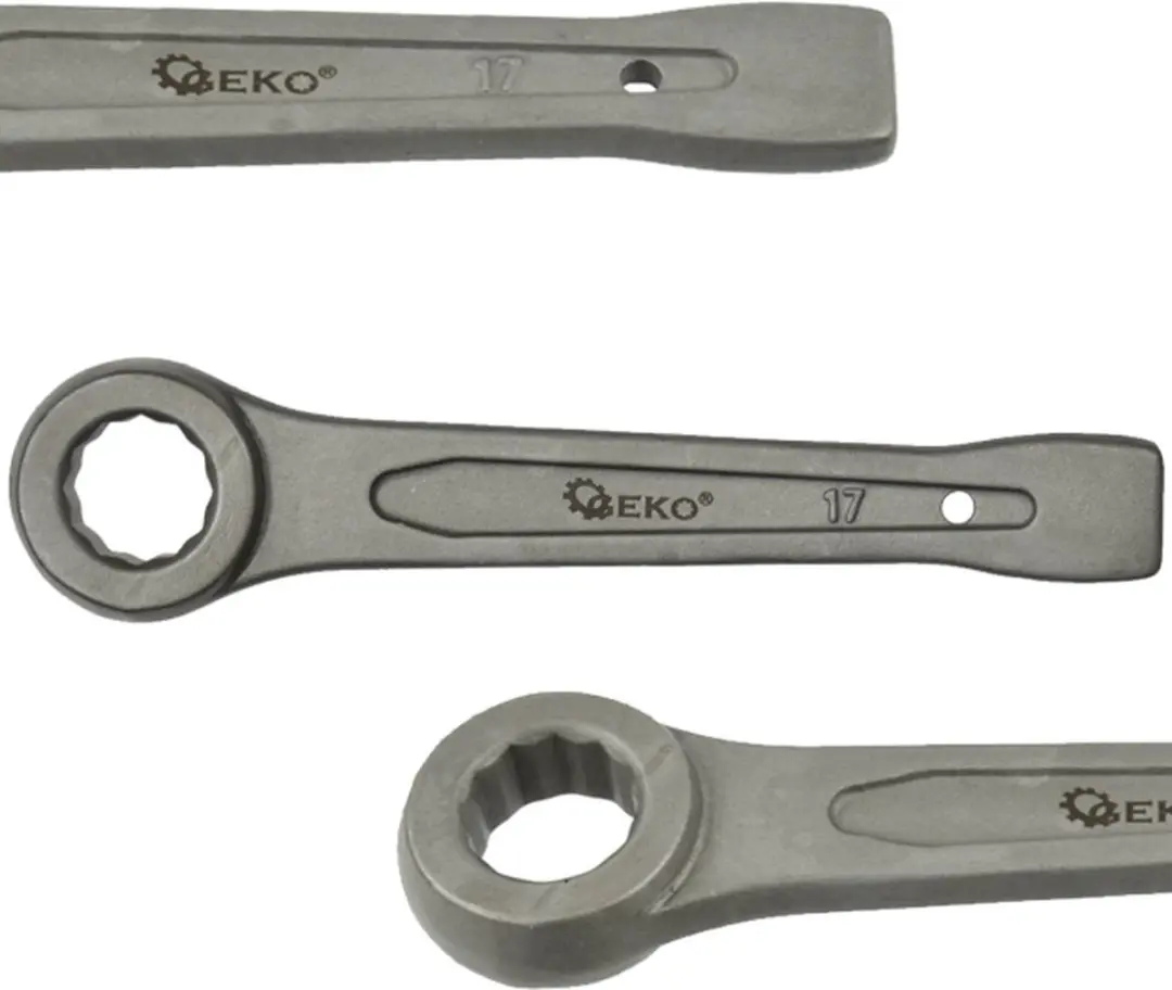 GEKO Slagmoersleutel Ring 17mm - Chroom-Vanadium Staal - afbeelding 3 van 6