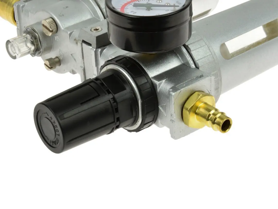 GEKO Luchtfilterregelaar met smeerfunctie - 2-traps - 1/2" aansluiting - met manometer - afbeelding 4 van 6