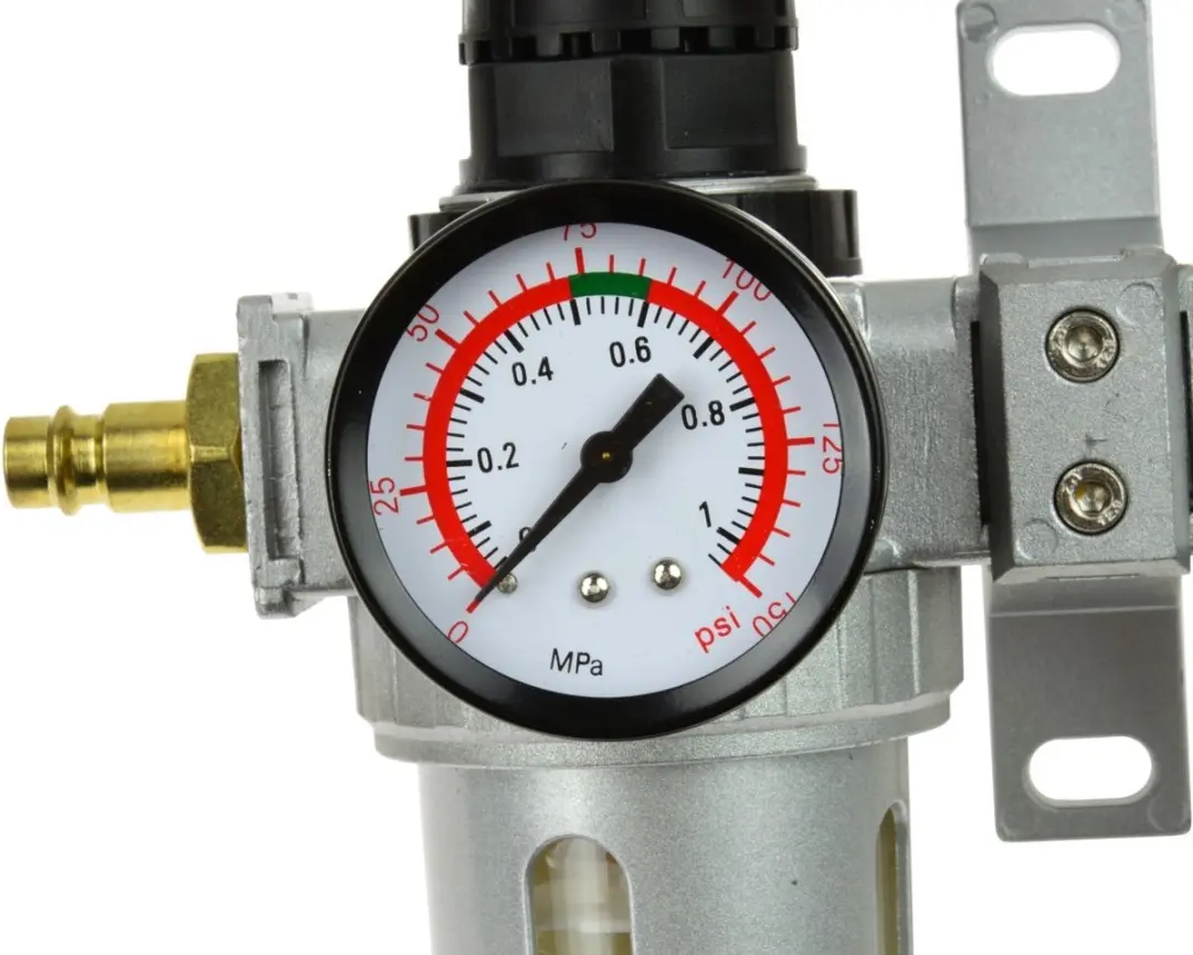 GEKO Luchtfilterregelaar met smeerfunctie - 2-traps - 1/2" aansluiting - met manometer - afbeelding 3 van 6