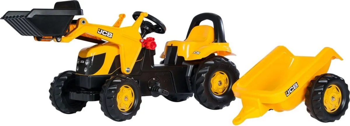 Rolly Toys RollyKid JCB Traptractor met Frontlader