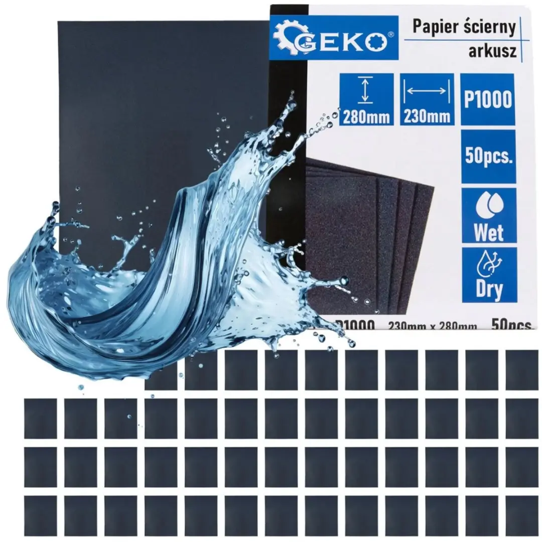GEKO Waterproof schuurpapier