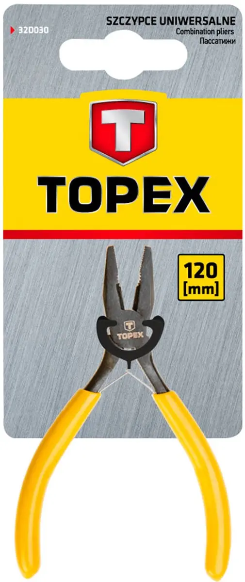 Topex Universele Precisietang 120mm - Blauw - afbeelding 2 van 2
