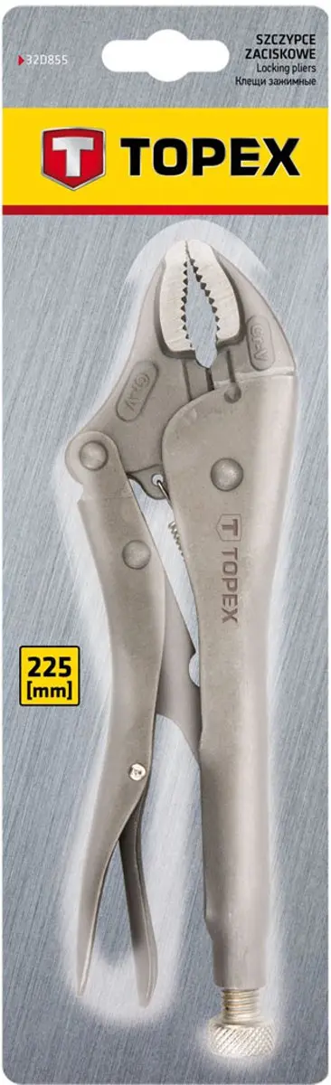Topex Universele Griptang 225mm - Ronde Bekken - afbeelding 3 van 4