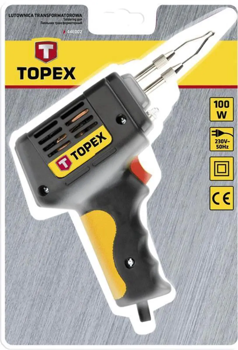 Topex Soldeerpistool 100W - Verlicht Werkpunt - afbeelding 6 van 6