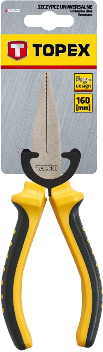 Topex Platte Tang 160mm - Antislip - afbeelding 2 van 3