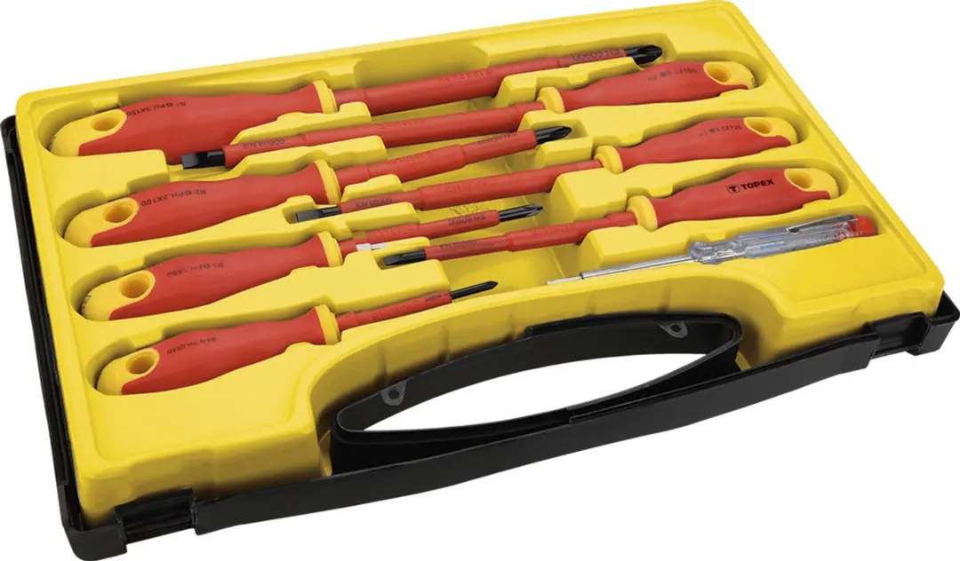 Topex 39D674 Schroevendraaierset 1000V - 8-delig - afbeelding 2 van 3