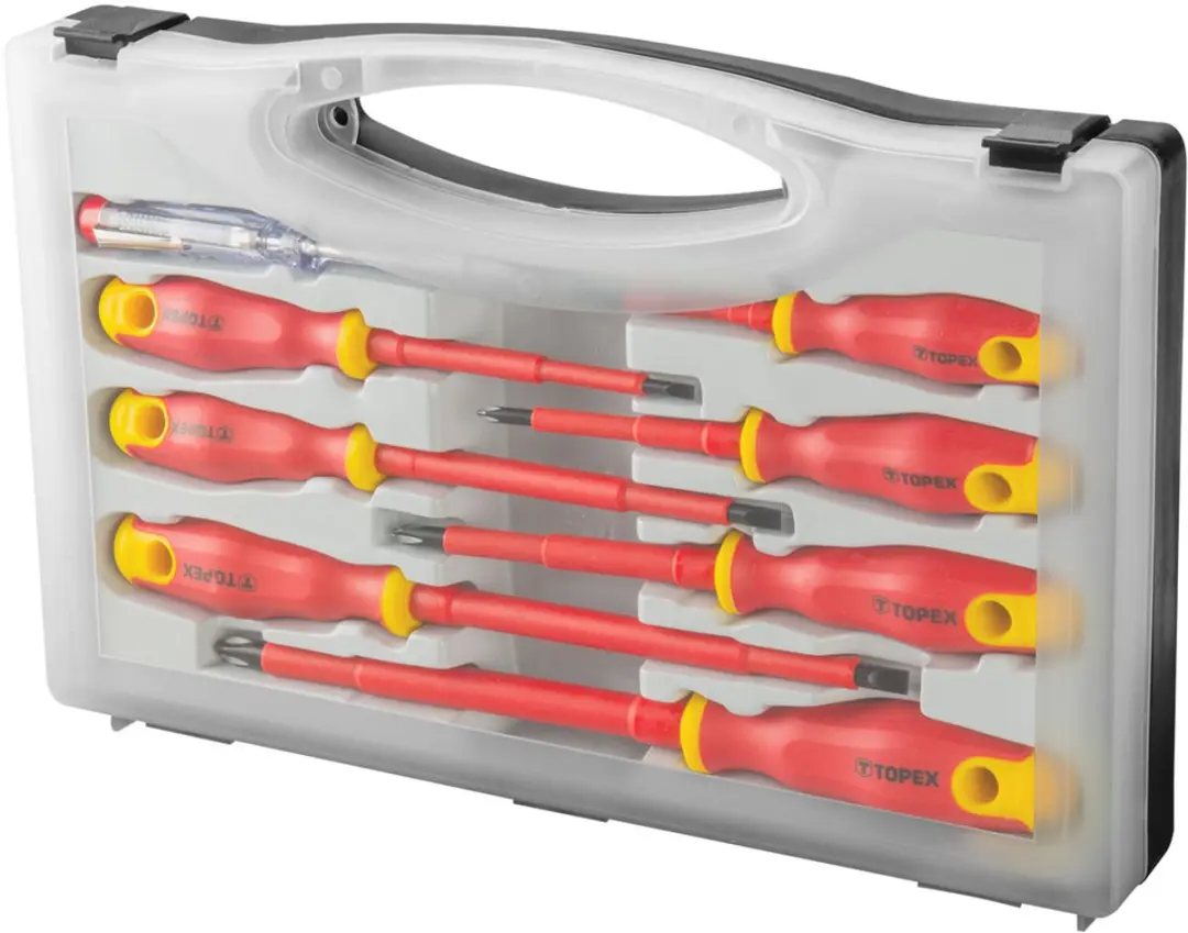 Topex 39D674 Schroevendraaierset 1000V - 8-delig - afbeelding 3 van 3