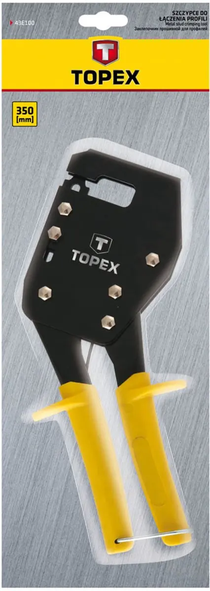 Topex Profielkoppelingstang 260mm - Antislip Greep - afbeelding 2 van 3