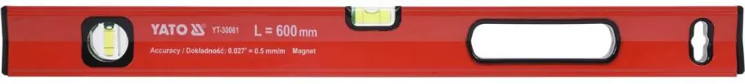 Yato Aluminium Waterpas 60cm - 2 Libellen - afbeelding 4 van 4