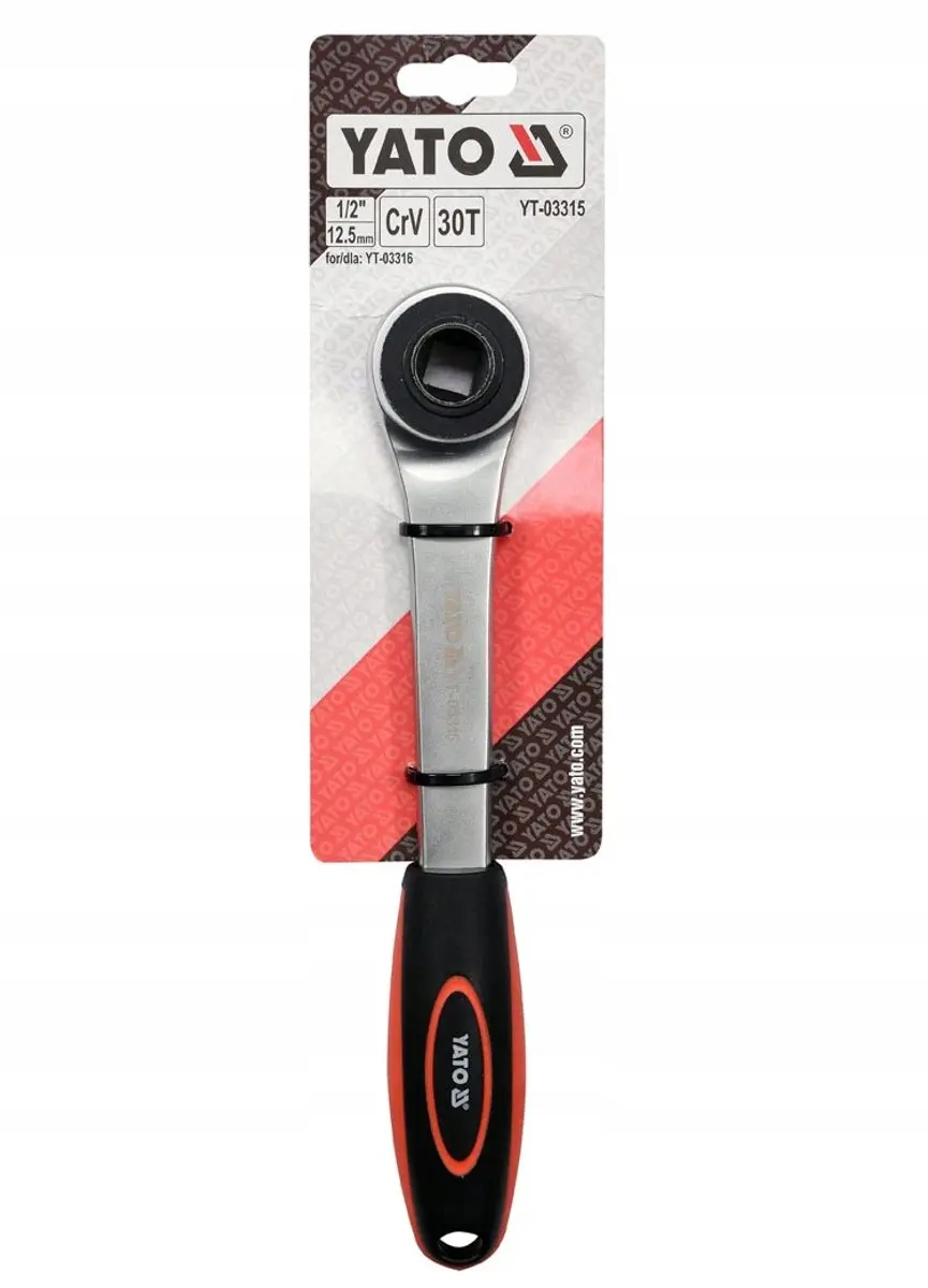 Yato YT-03315 Binnengretel 1/2" CrV - 30 Tanden - afbeelding 2 van 5