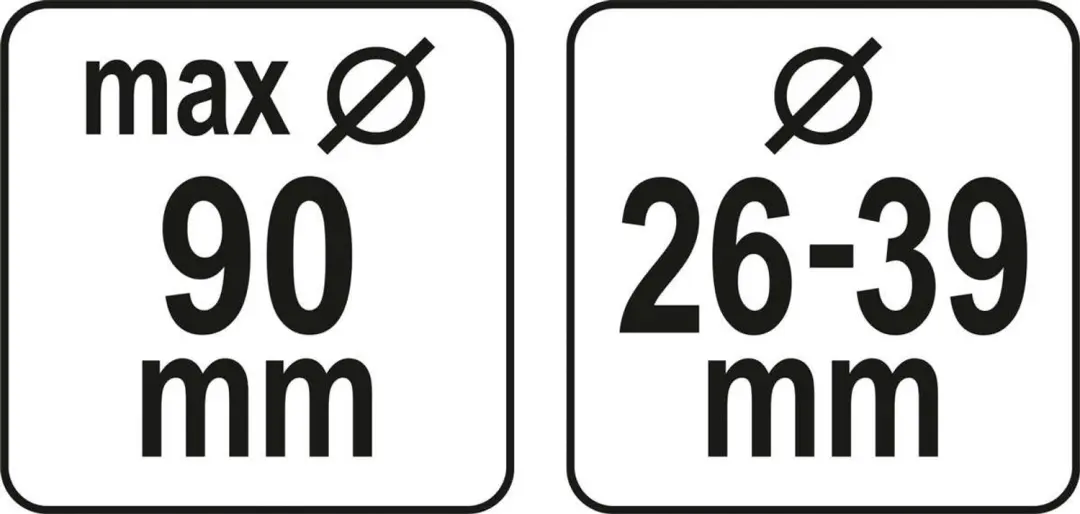 Yato YT-82984 Stofafzuigadapter - Max. Ø90mm - afbeelding 5 van 5