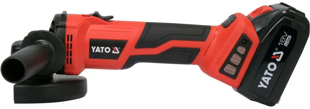 Yato YT-828295 Accu Haakse Slijper - 18V - 2x4Ah - afbeelding 3 van 4